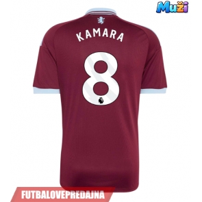 Lacne Muži Futbalové dres Aston Villa Boubacar Kamara #8 2026-27 Krátky Rukáv - Domáci
